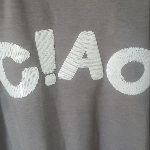 NWT Isaac Mizrahi Ciao Sequin Meredith Statement Tunic Top - Picture 10 of 10